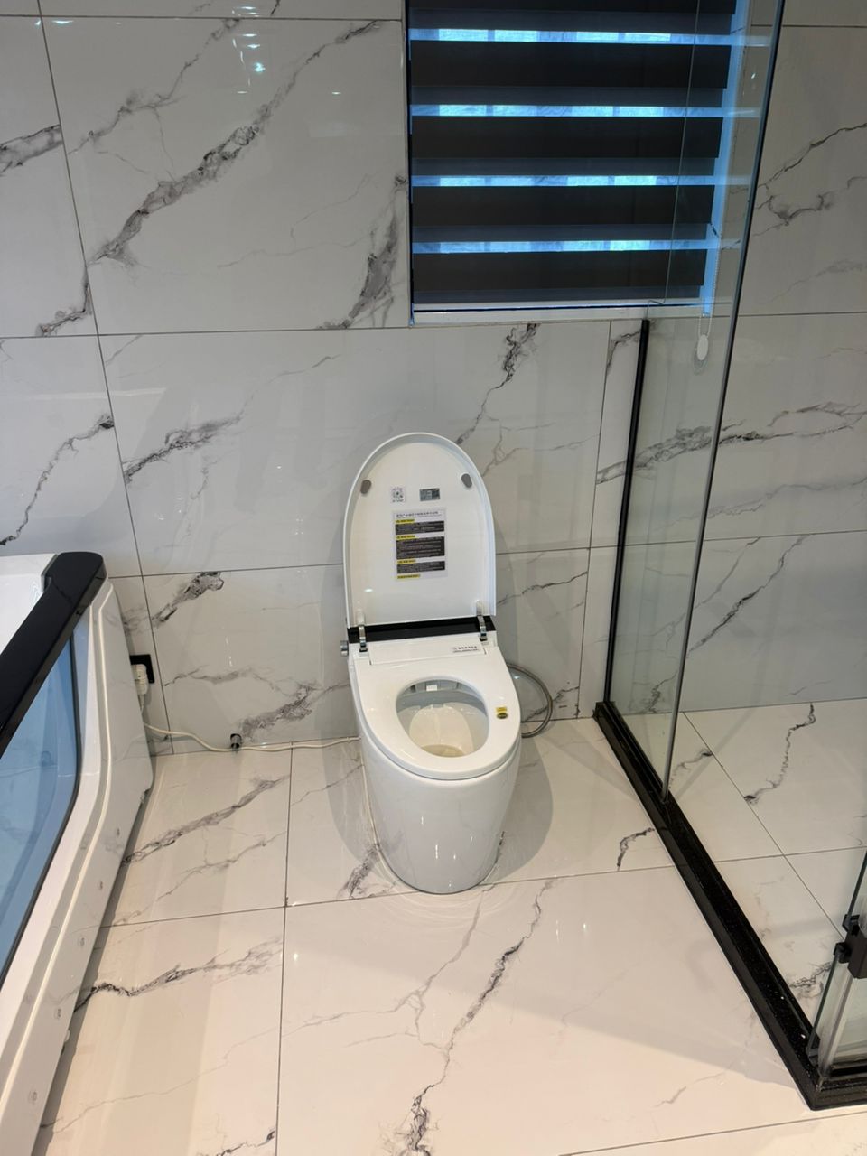 Smart toilet and Jacuzzi bathroom installation by Holiness Plumbing & Construction
