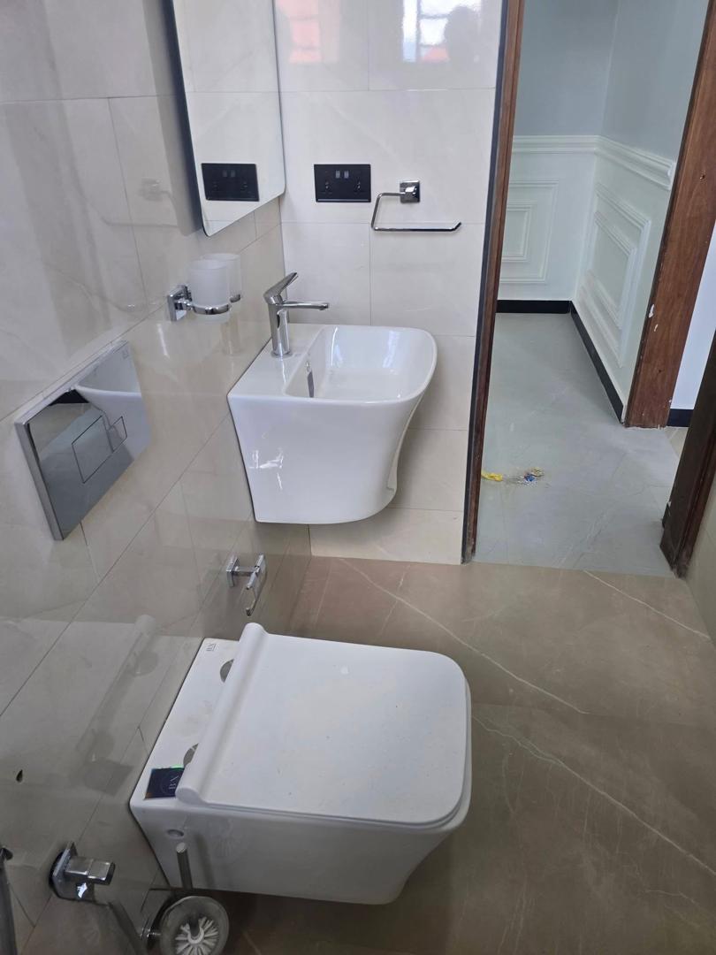 Wall-hung WC bathroom installation by Holiness Plumbing & Construction